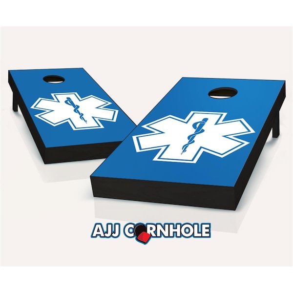 Mkf Collection By Mia K. Farrow EMS cornhole Set with Bags - 8 x 24 x 48 in. 107-EMS - main
